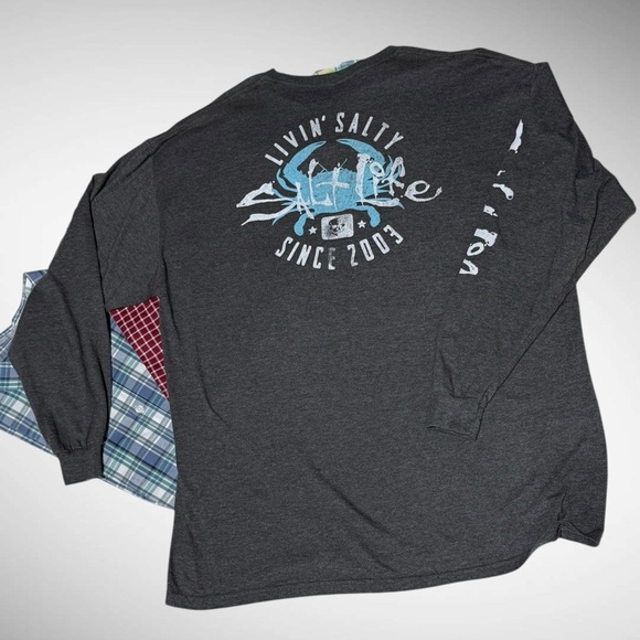 Mens Shirts XXL Colombia Chaps Izod and Salt Life (you get FOUR shirts) - Picture 5 of 15